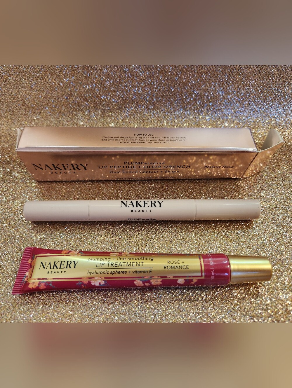 Nakery Lip Bundle - PLUMParadise & Plumping Lip Treatment - New